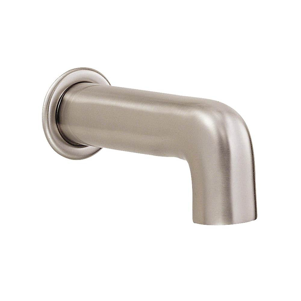 Gerber Plumbing - Parma 6 1/2'' Wall Mount Tub Spout without Diverter Brushed Nickel - Brushed Nickel