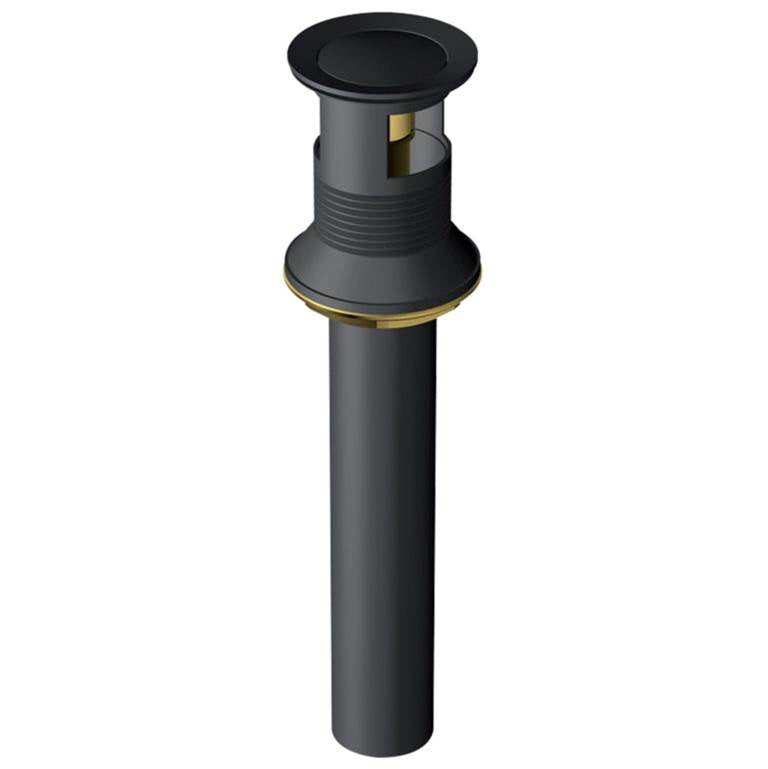 Gerber Plumbing - 1 1/4'' 50/50 Touch Down Drain Assembly Satin Black - Satin Black
