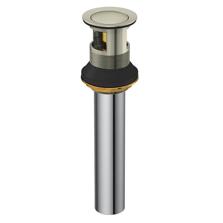 Gerber Plumbing - 1 1/4'' Metal Touch Down Drain Assembly Brushed Nickel - Brushed Nickel