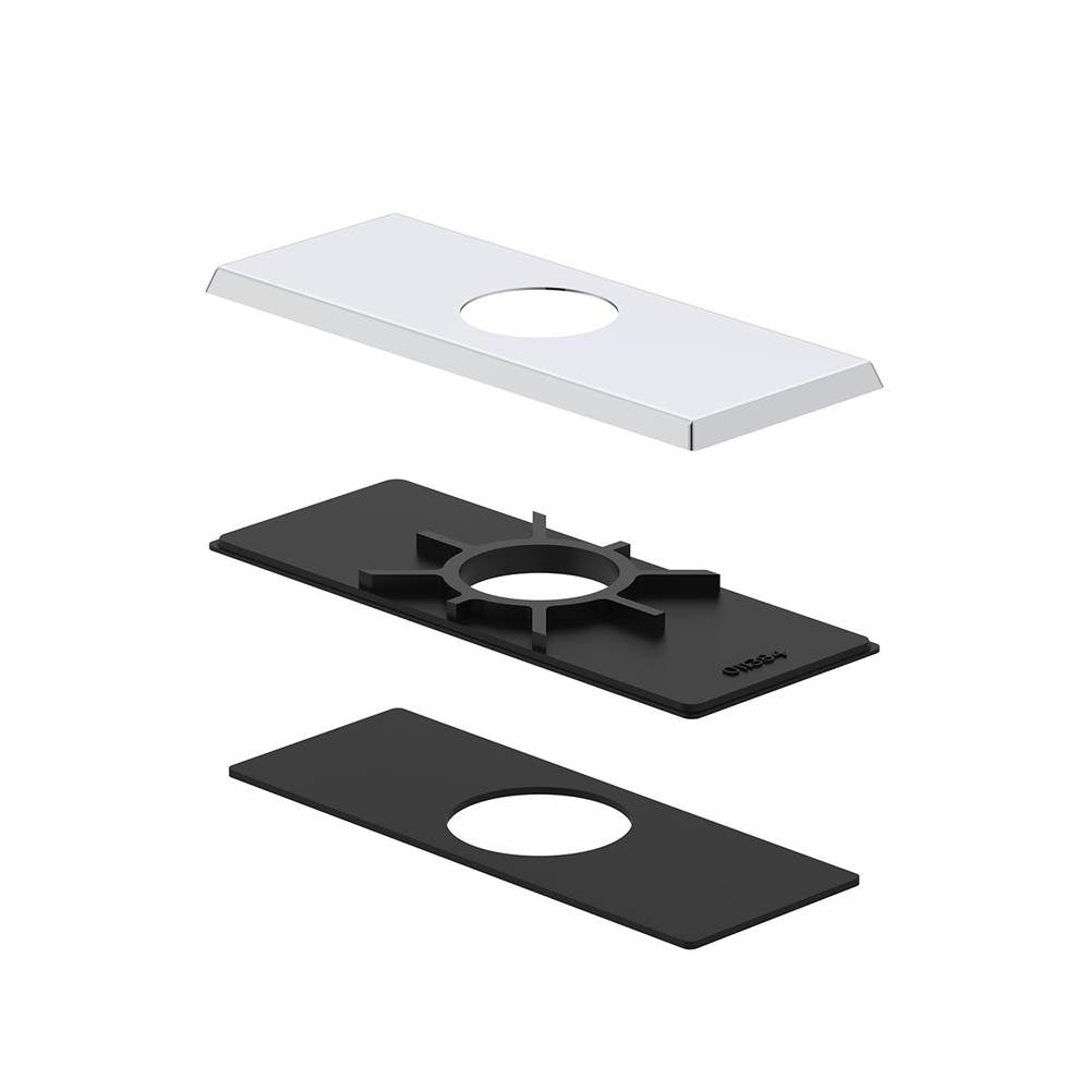 Gerber Plumbing - Cover Plate Assembly (Square) for 4'' Centerset Lavatory Faucet Chrome - Chrome