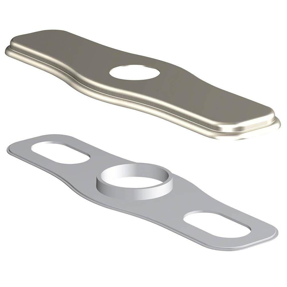 Gerber Plumbing - Cover Plate Assembly for 8'' Centerset Kitchen Faucet Brushed Nickel - Brushed Nickel