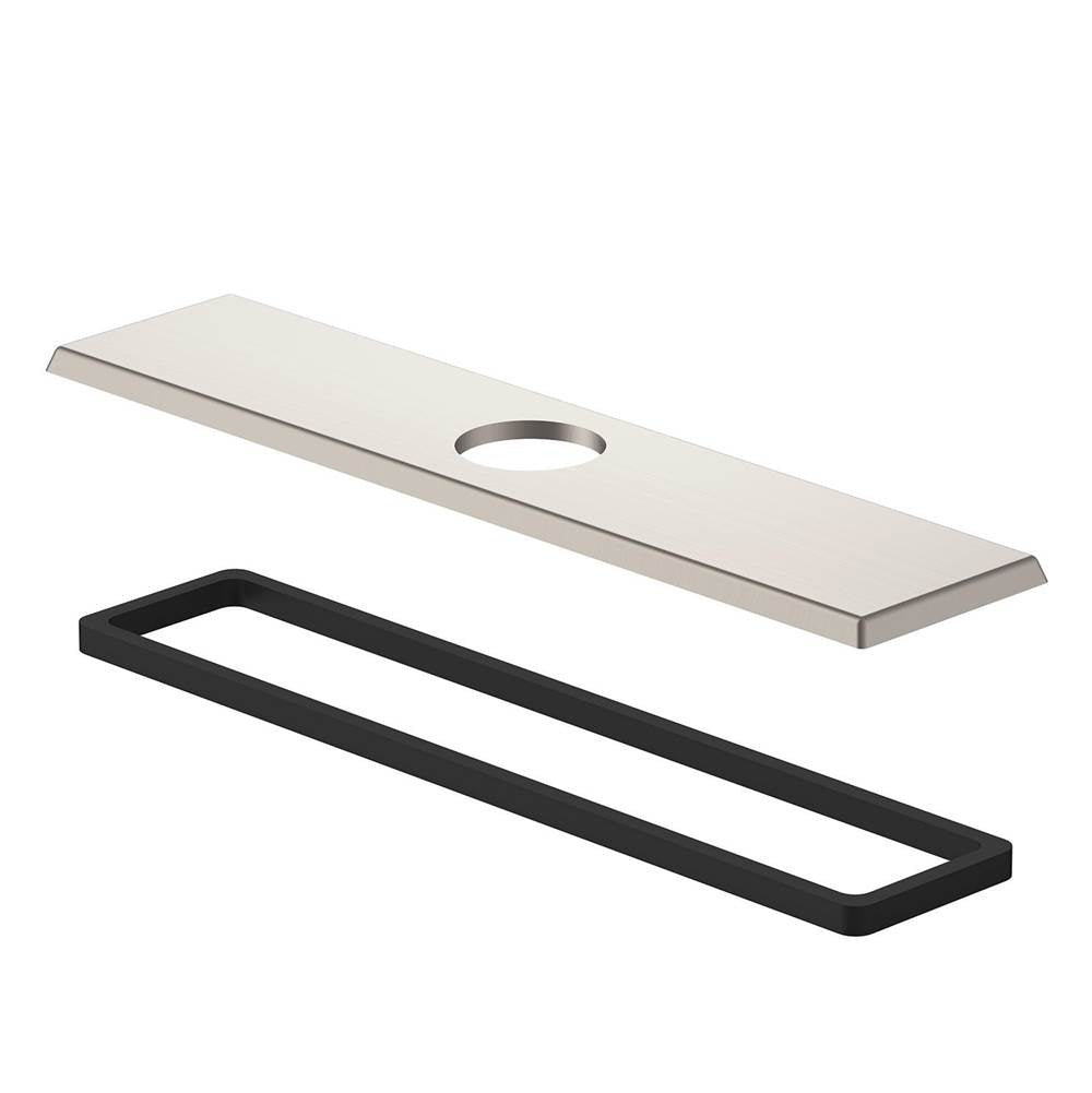 Gerber Plumbing - Mid-Town Cover Plate Assembly for 8'' Kitchen Faucet Brushed Nickel - Brushed Nickel