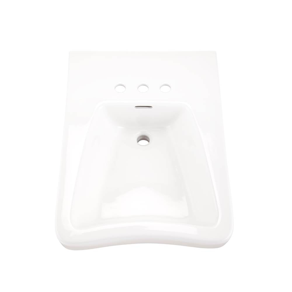 Eaton Wheelchair Lav 27x20 4''CC White