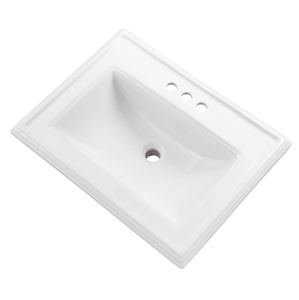 Gerber Plumbing - Logan Square S-Rim Lav 23.63''x18.13'' 4''CC White - White