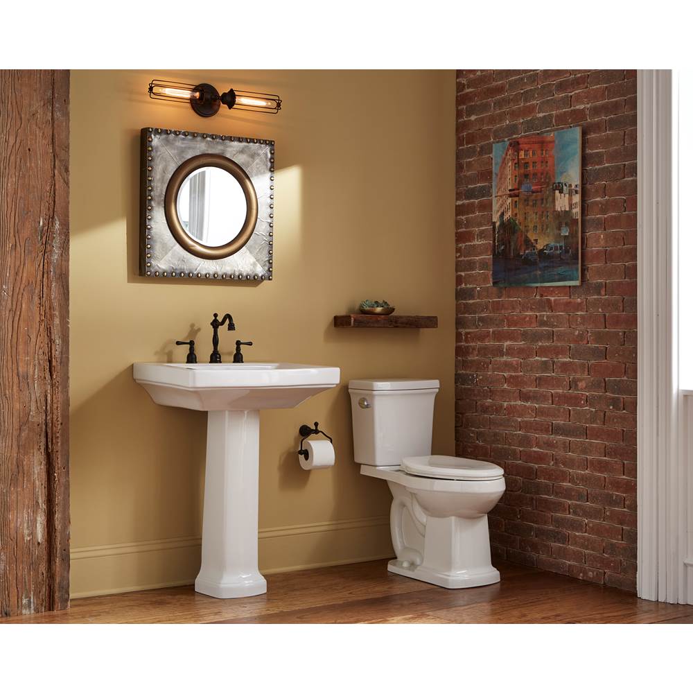 Hinsdale Standard Ped Top 25''x21'' 8''CC White