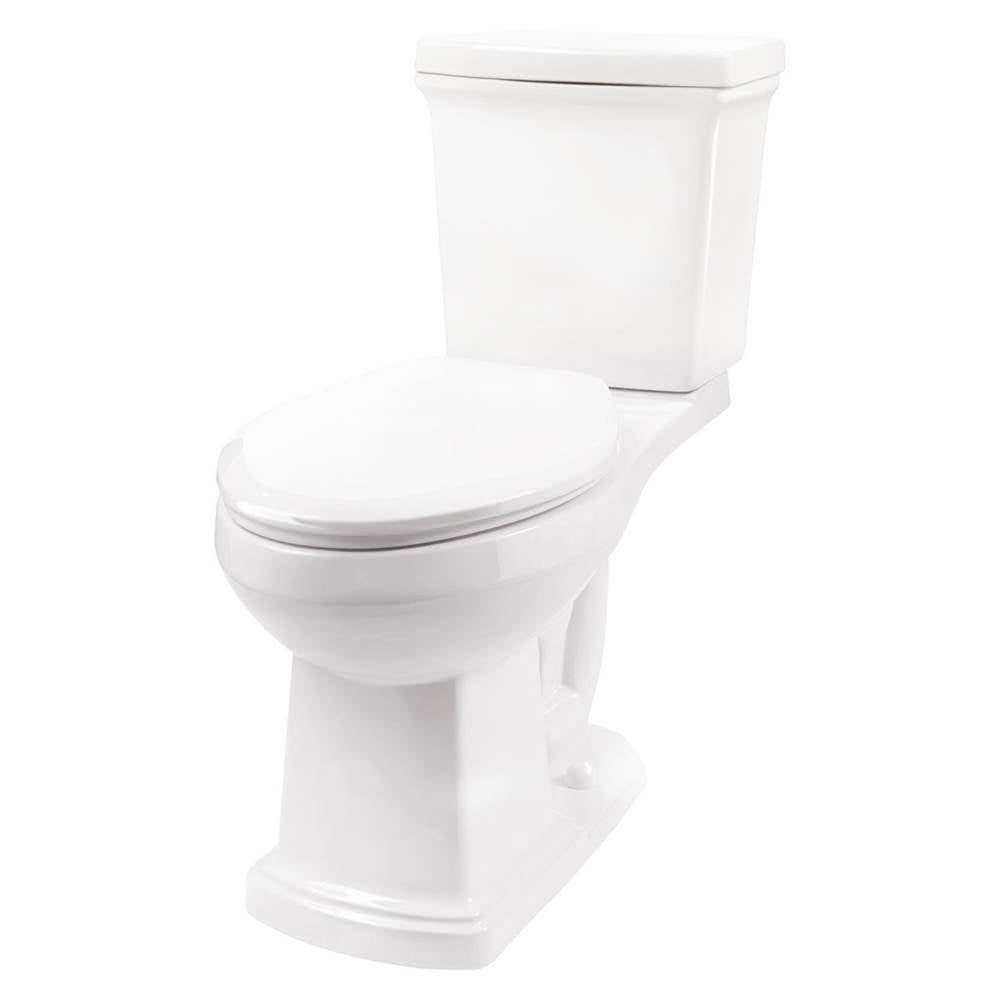 Gerber Plumbing - Hinsdale 1.28gpf ADA EL 12'' RI Combo: G0021181 Bowl w/ G0028181 Tank White - White