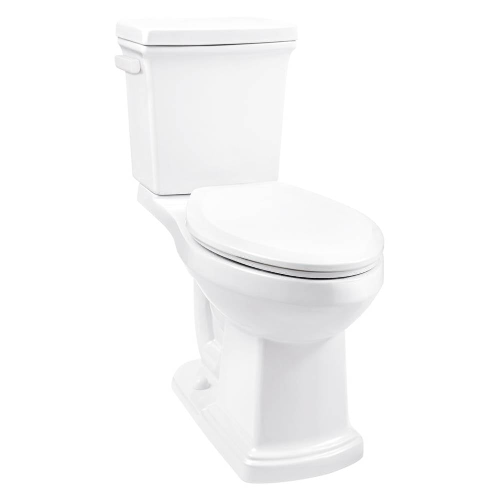 Hinsdale 1.28gpf ADA EL 12'' RI Combo: G0021181 Bowl w/ G0028181 Tank White