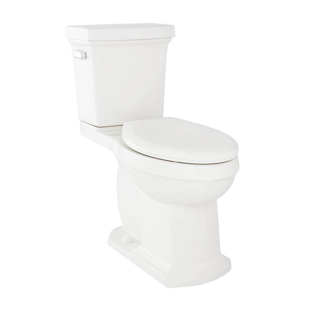 Hinsdale 1.28gpf Simple CT ADA EL 12'' RI Combo: G0021191 Bowl w/ G0028191 Tank White