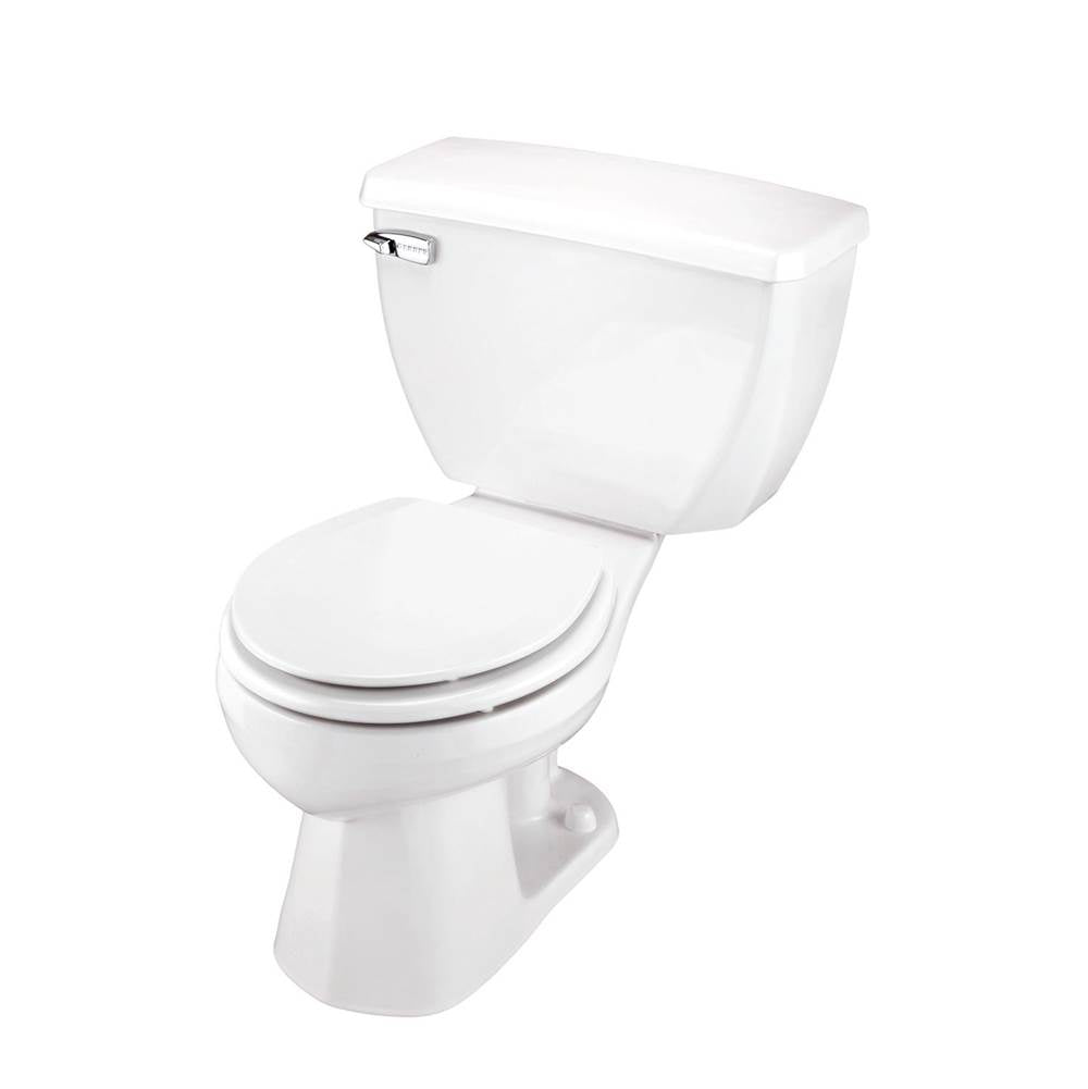 Gerber Plumbing - Ultra Flush 1.6gpf RF 14'' RI Combo: GUF21342 Bowl w/ G0028384 Tank White - White