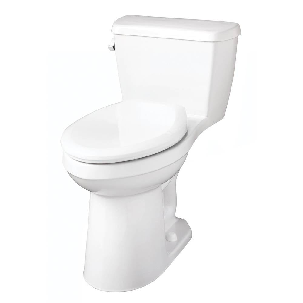 Gerber Plumbing - Avalanche 1.28gpf One-Piece ADA Compact Elongated 12'' Rough-in White - White