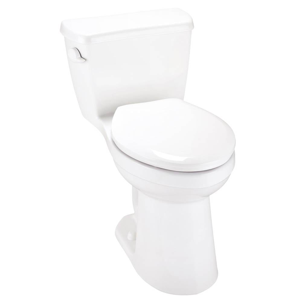 Avalanche 1.28gpf One-Piece ADA Compact Elongated 12'' Rough-in White