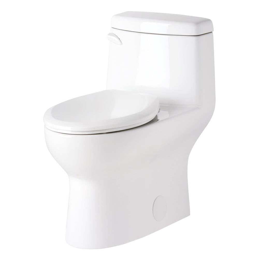 Gerber Plumbing - Avalanche CT 1.28gpf One-Piece Toilet ADA Elongated 12'' Rough-In White - White