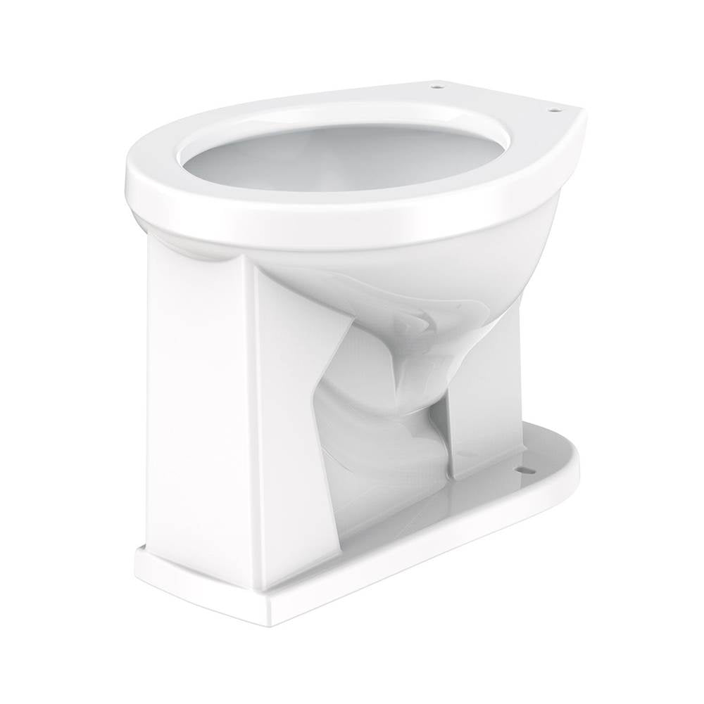 Gerber Plumbing - 1.1/1.28/1.6gpf Round Front Floor Mounted Back Spud Bowl 1-1/4'' Spud 10'' Rough-In White - White