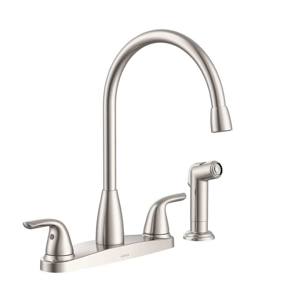 Viper 2H High Arc Kitchen Faucet w/ Spray 1.75gpm Stainless Steel