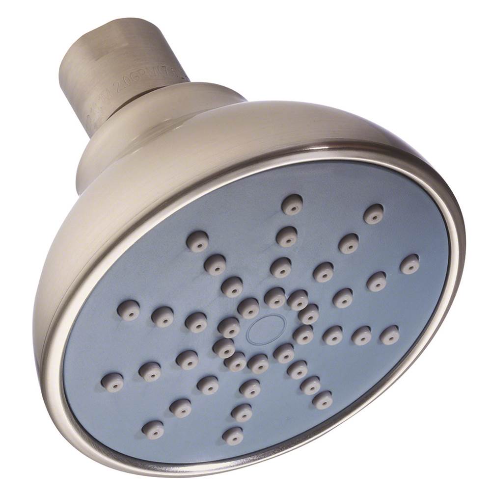 Gerber Plumbing - Viper 3 1/2'' 1 Function Showerhead 1.5gpm Brushed Nickel - Brushed Nickel