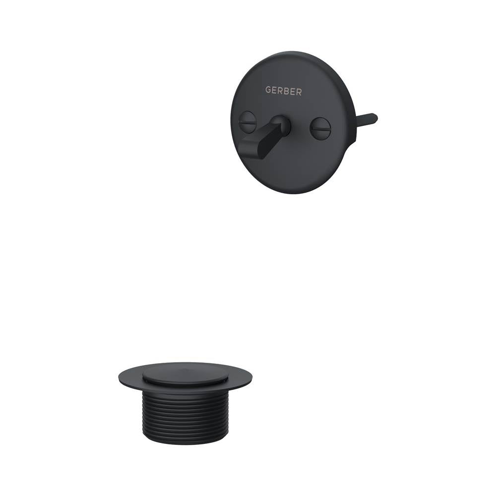Gerber Plumbing - Gerber Classics Pop-up Drain Trim Kit Satin Black - Satin Black