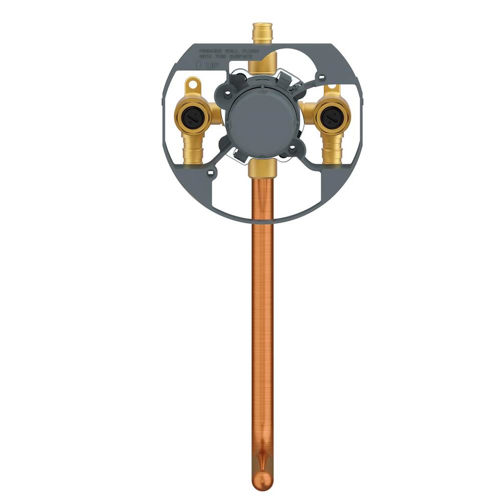 Treysta Tub & Shower Valve- Vertical Inputs WITH Stops WITH Stub-Out- Cold Expansion Pex