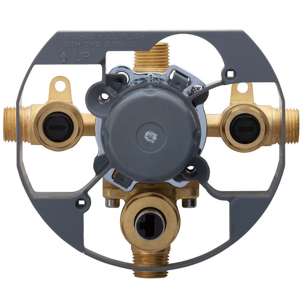 Treysta Tub & Shower Valve w/ Diverter- Horizontal Inputs WITH Stops- IPS/Sweat