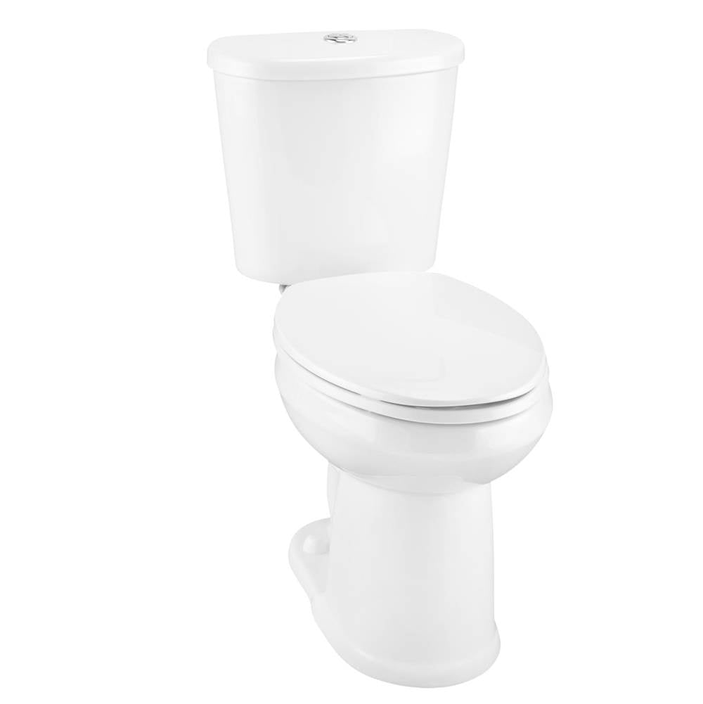 Maxwell SE Dual Flush 1.1/1.6gpf ADA EL 12'' RI Combo: GSE21128 Bowl w/ GDF28190 Tank White