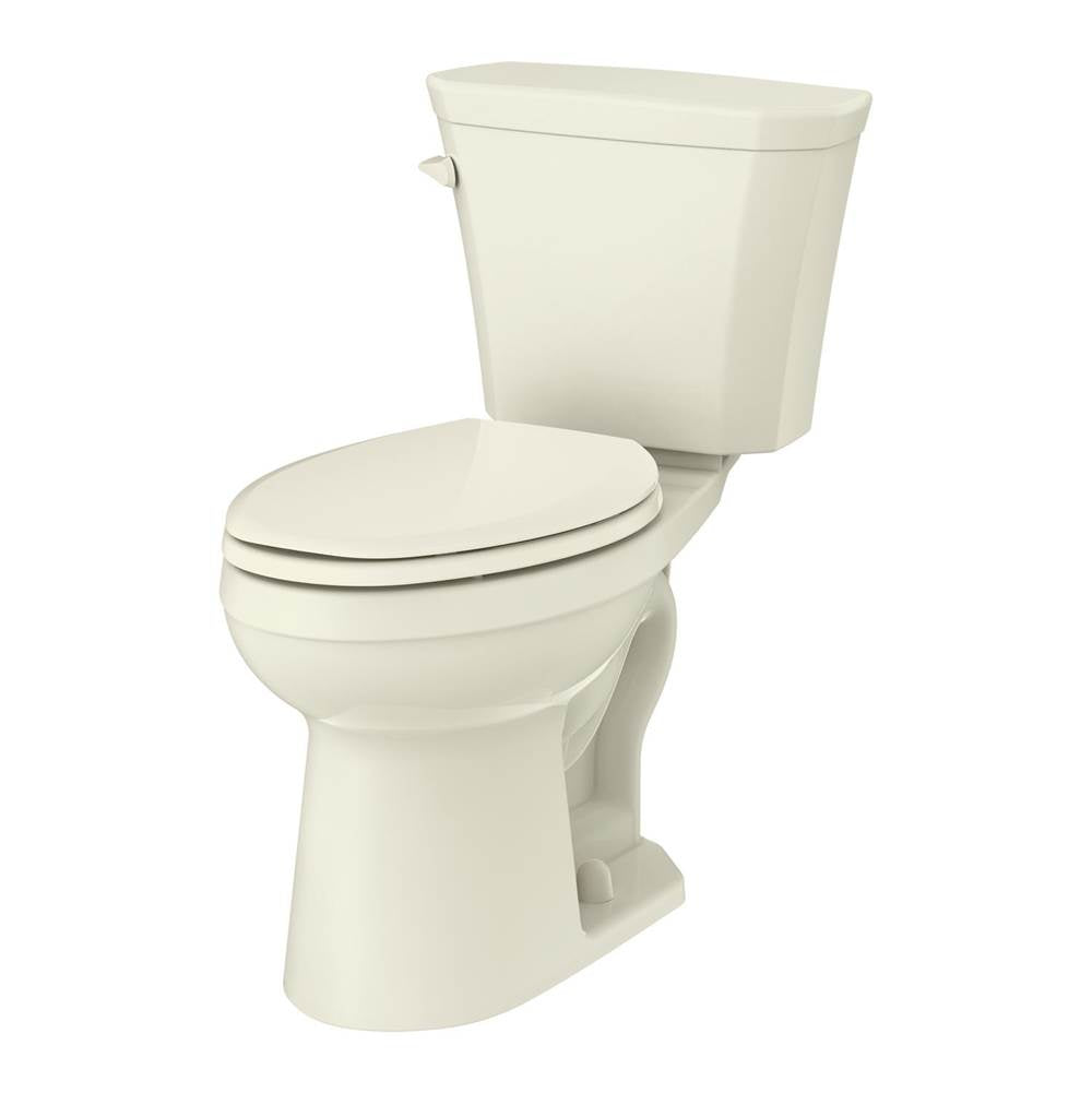 Gerber Plumbing - Viper 1.28gpf 12'' RI ADA EL Compact Combo: GHE3187209 Bowl w/ GWS3859509 Tank Biscuit - Biscuit