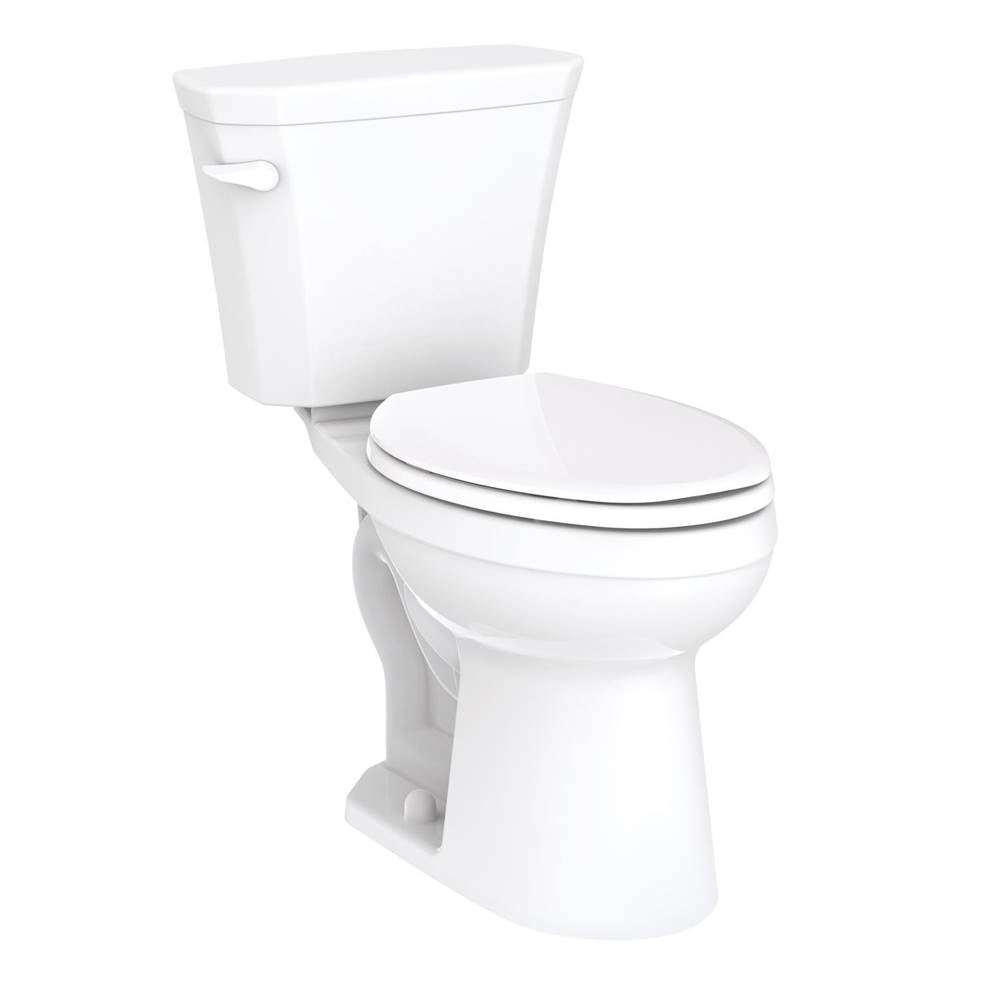 Viper 1.28gpf 12'' RI ADA EL Compact Combo: GHE31872 Bowl w/ GWS38595 Tank White
