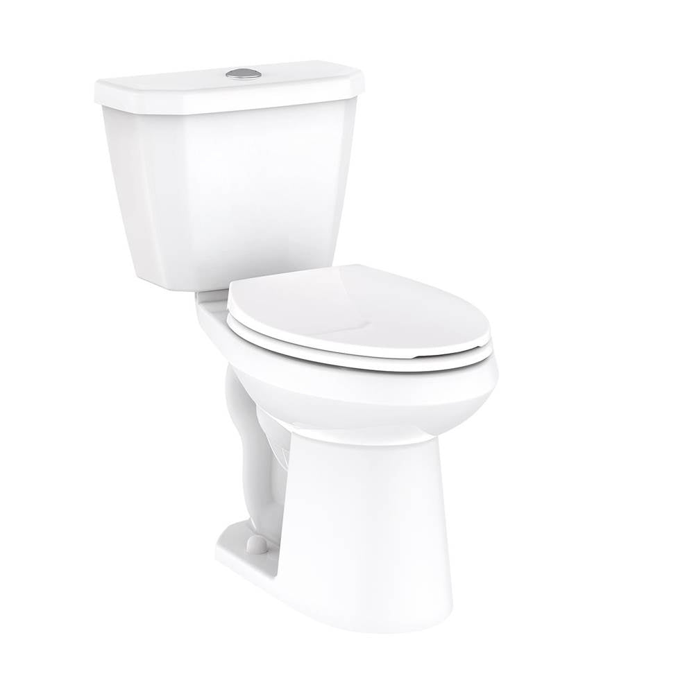 Viper 0.8gpf ADA EL 12'' RI Combo: GWS21528 Bowl w/ GLF28528 Tank White