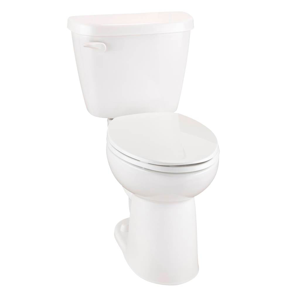 Maxwell 1.6gpf ADA EL 10'' RI Combo: GMX21928 Bowl w/ GMX28995 Tank White