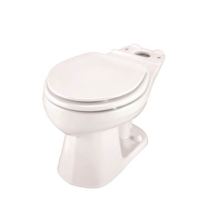 Gerber Plumbing - Ultra Flush 1.0/1.28/1.6gpf Round Front Bowl White - White