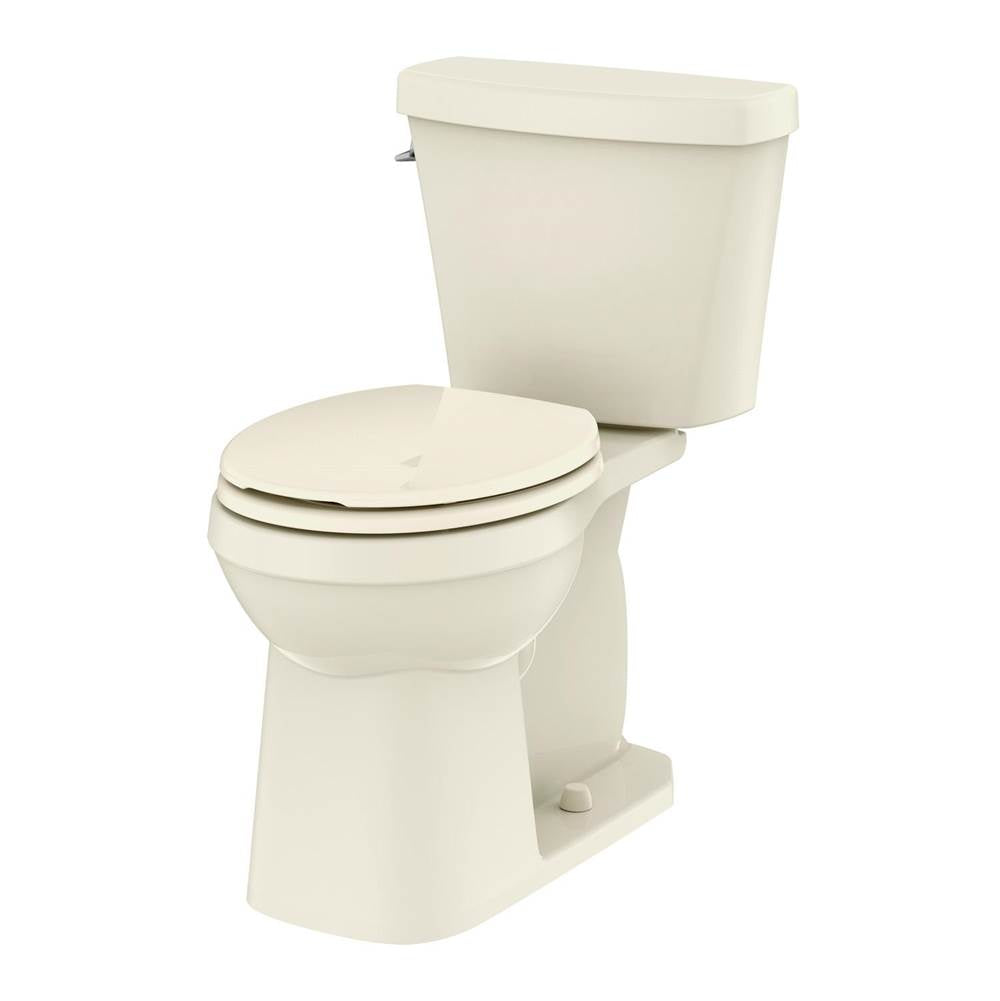 Gerber Plumbing - Elite 1.28gpf Simple CT ADA RF 12'' RI Combo: GAB2185209 Bowl w/ GAH2889009 Tank Biscuit - Biscuit
