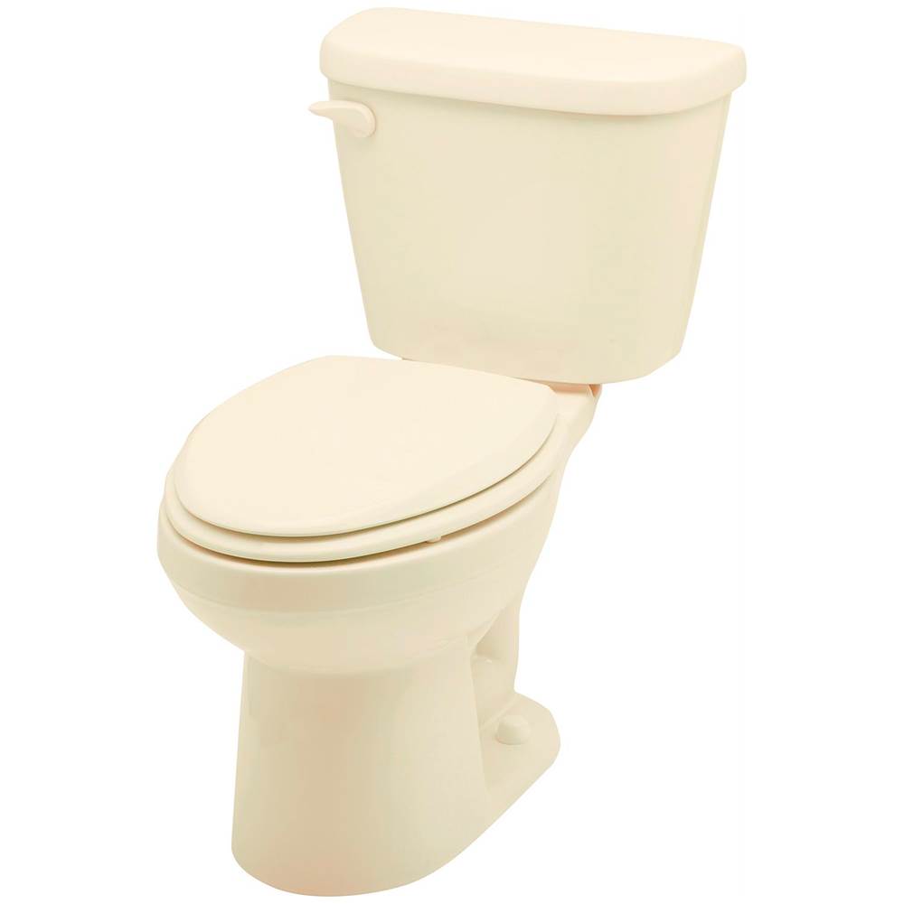 Gerber Plumbing - Maxwell 1.28gpf EL 12'' RI Combo: GMX2196225 Bowl w/ G002899025 Tank Bone - Bone