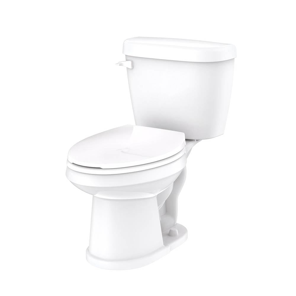 Gerber Plumbing - Maxwell SE 1.28gpf EL 10'' RI Combo: GSE21162 Bowl w/ GWS28175 Tank White - White