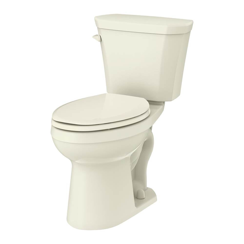 Gerber Plumbing - Viper 1.28gpf 12'' RI ADA EL Combo: GVP3152809 Bowl w/ GWS3859009 Tank Biscuit - Biscuit