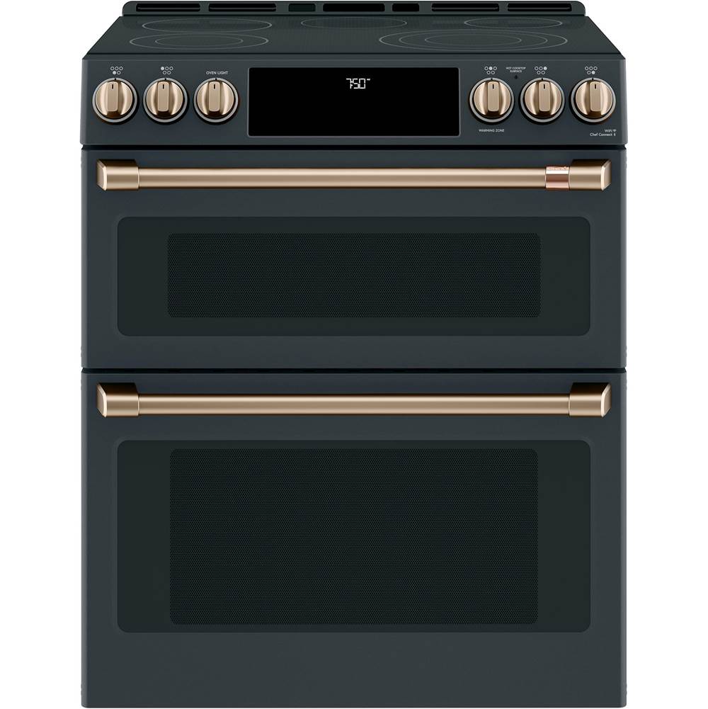 Front Control Electric Knobs and Handles - Brushed Bronze