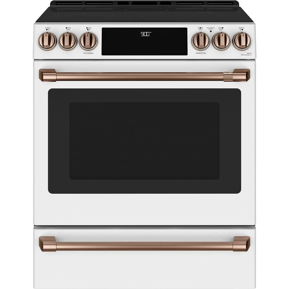 Front Control Induction Knobs and Handles - Brushed Copper