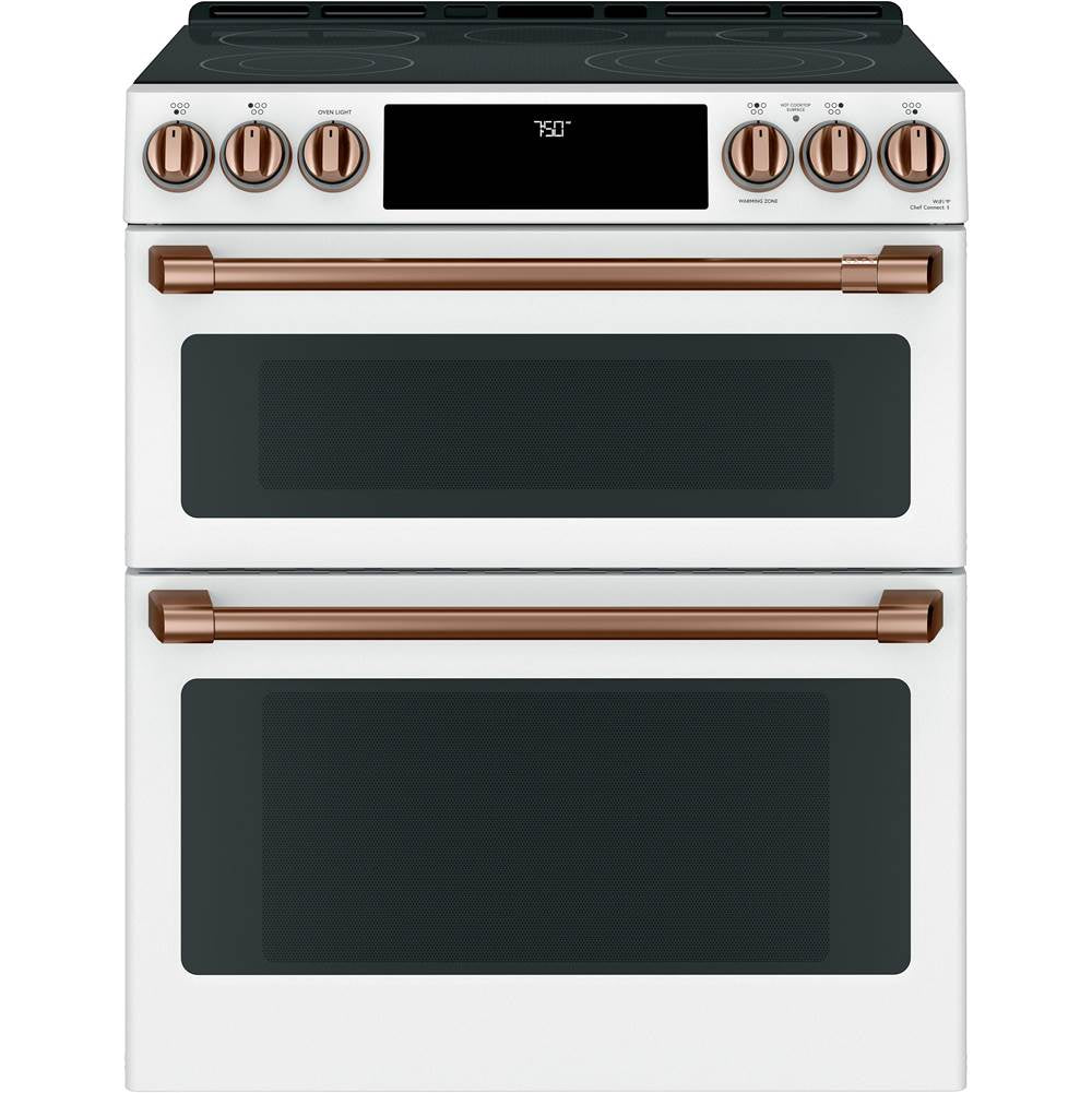 Front Control Electric Knobs and Handles - Brushed Copper