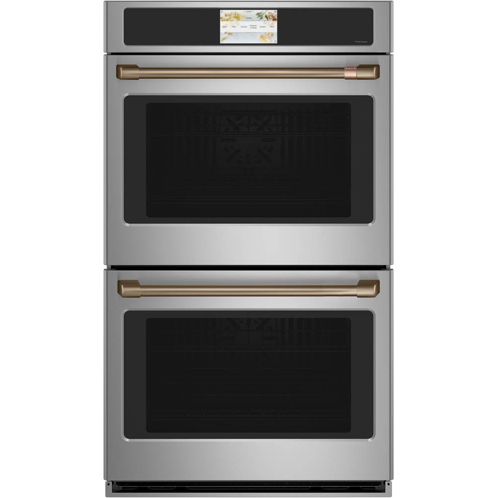 2 - 30 Double Wall Oven Handles - Brushed Bronze