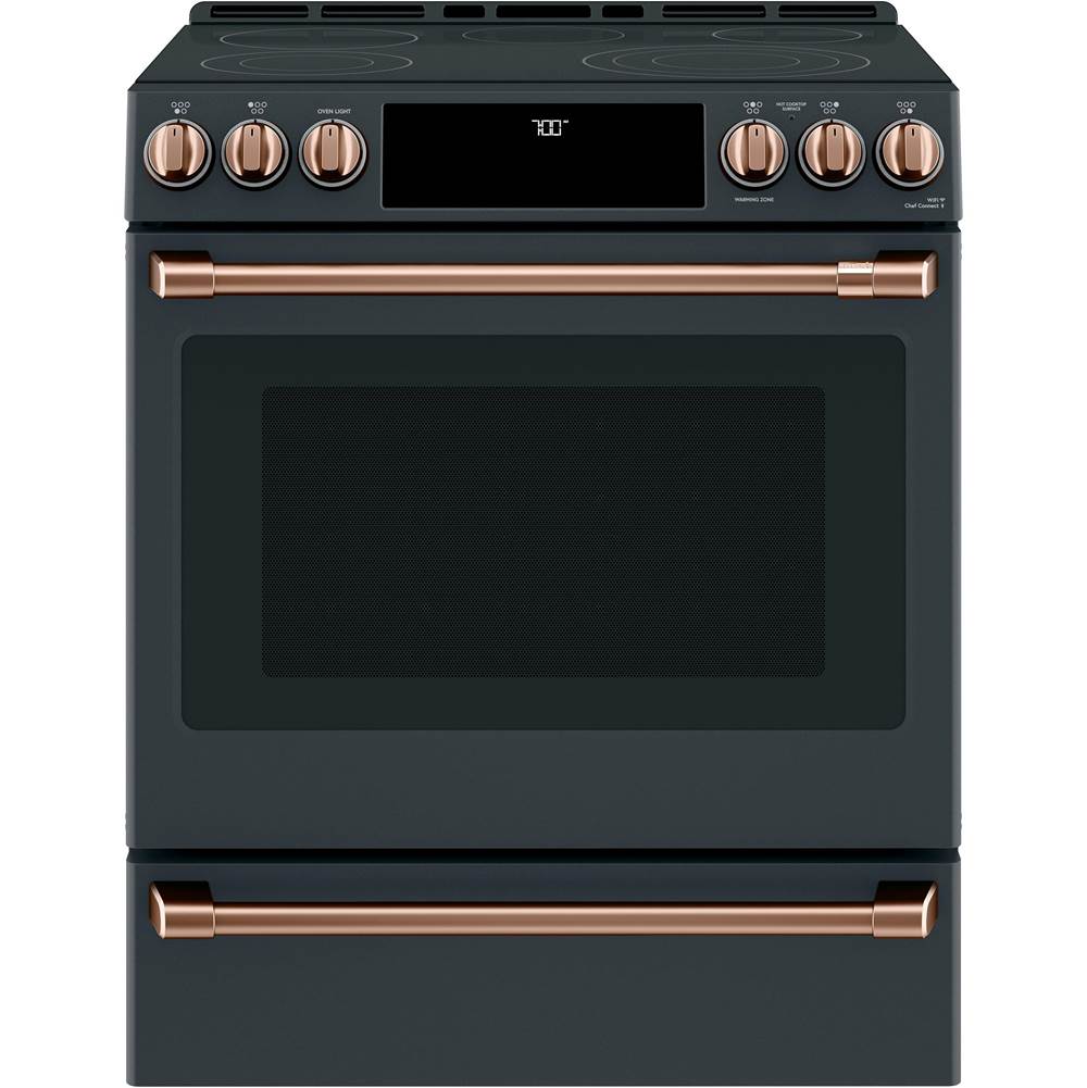Front Control Electric Knobs and Handles - Brushed Copper