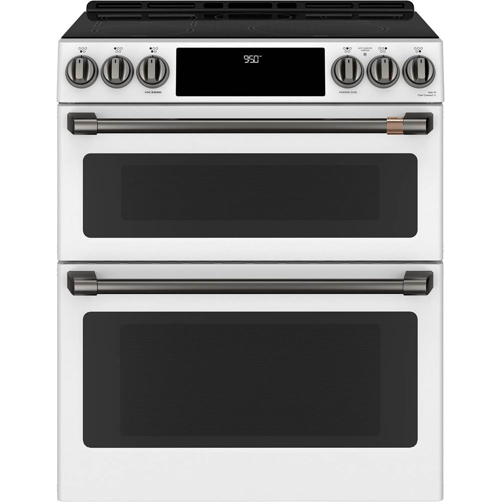 Front Control Induction Knobs and Handles - Brushed Black