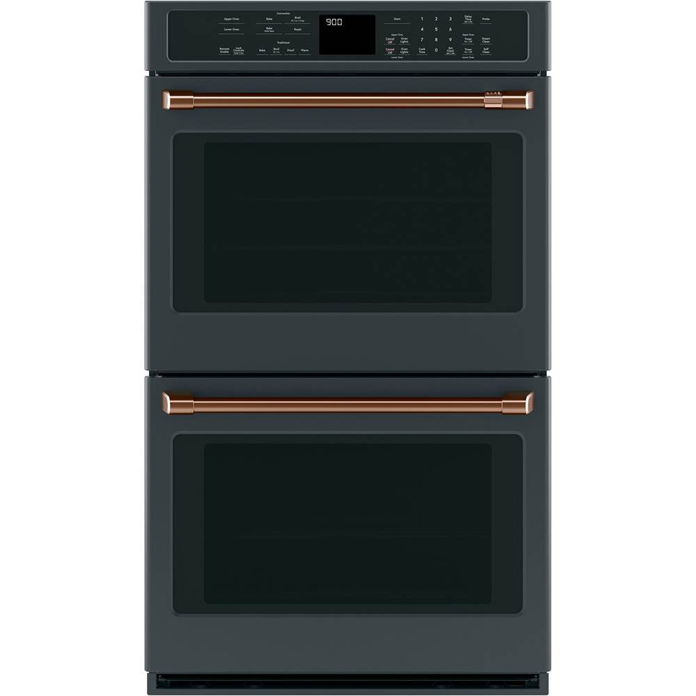 2 - 30 Double Wall Oven Handles - Brushed Copper