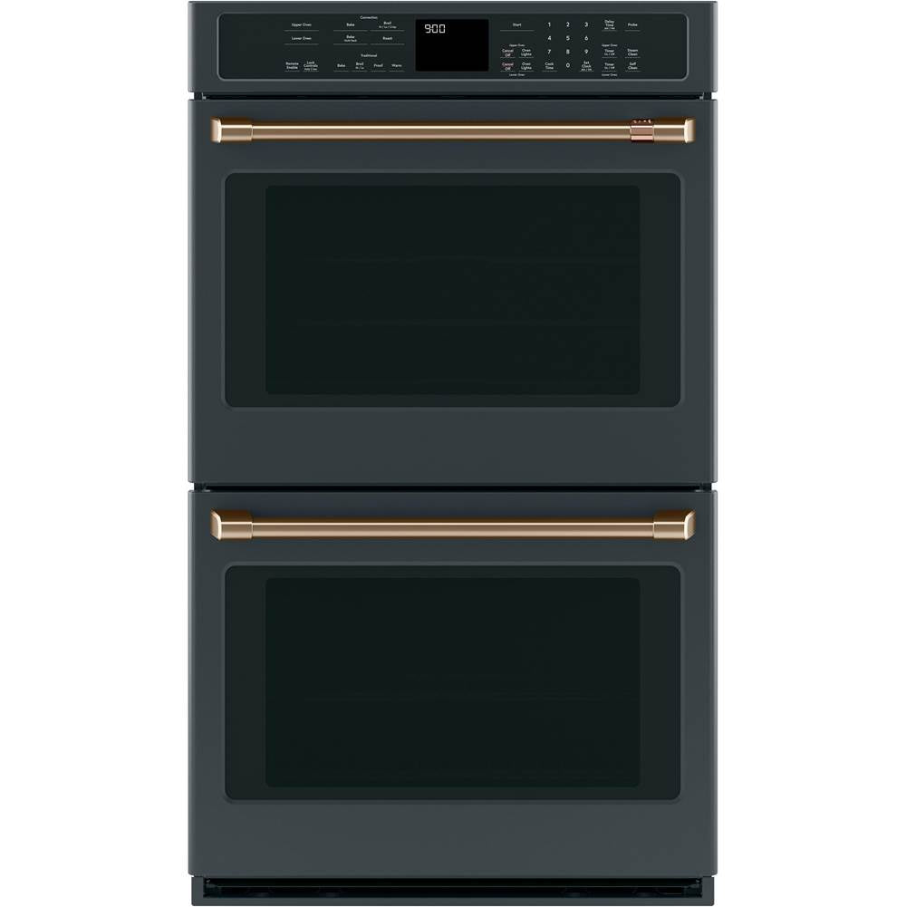 2 - 30 Double Wall Oven Handles - Brushed Bronze