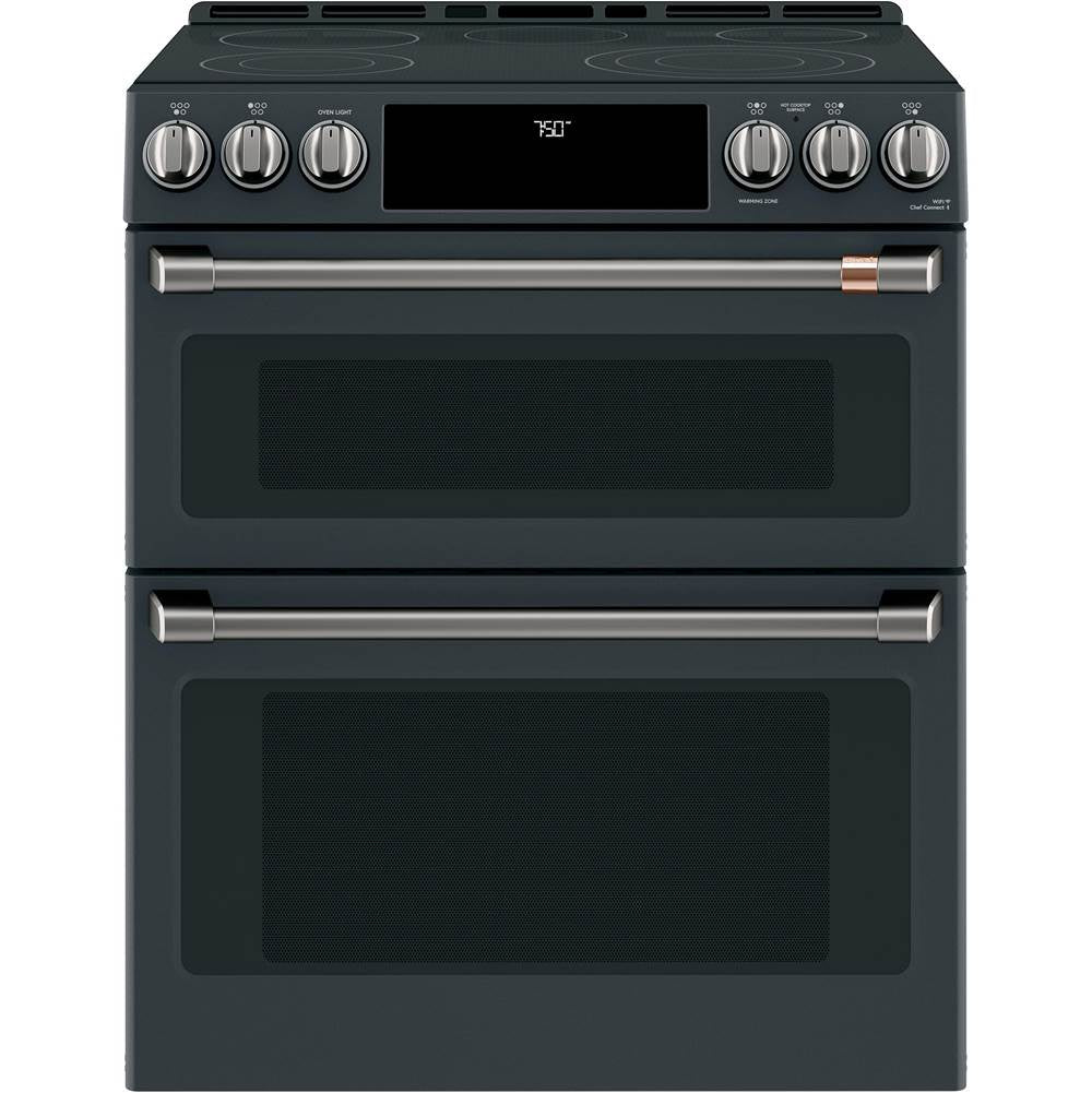 Front Control Electric Knobs and Handles - Brushed Black