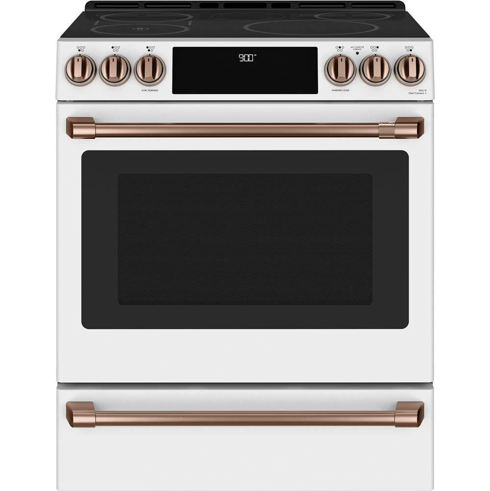 Front Control Induction Knobs and Handles - Brushed Copper