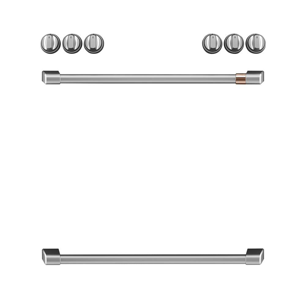 Cafe - Front Control Electric Knobs and Handles - Brushed Stainless