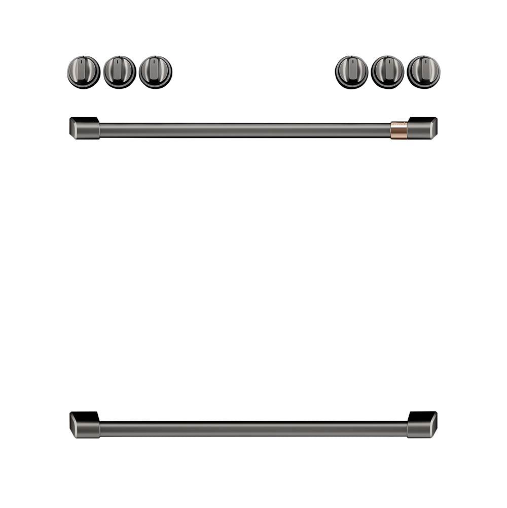 Cafe - Front Control Electric Knobs and Handles - Brushed Black