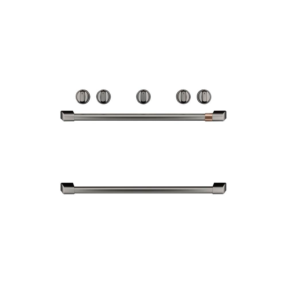 Cafe - Freestanding Gas Knobs and Handles - Brushed Black