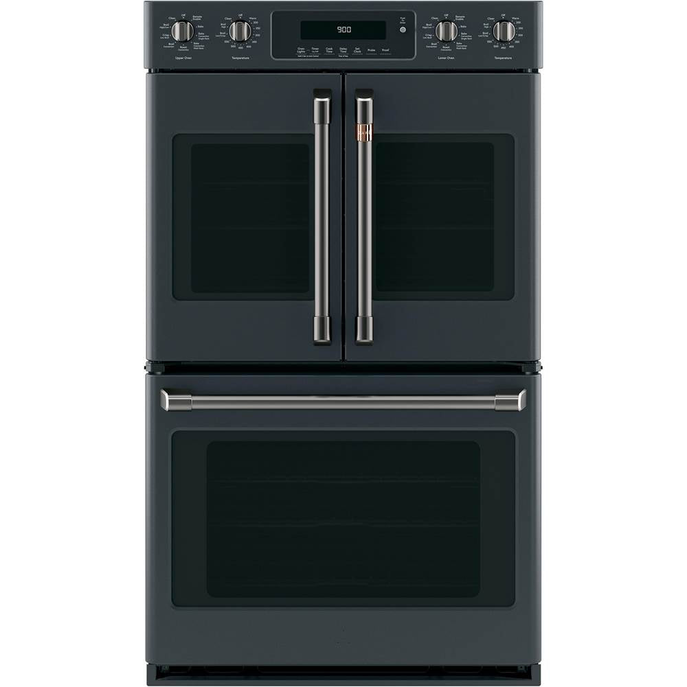 2 French-Door Handles; 1 - 30'' Handle; 4 Knobs - Brushed Black