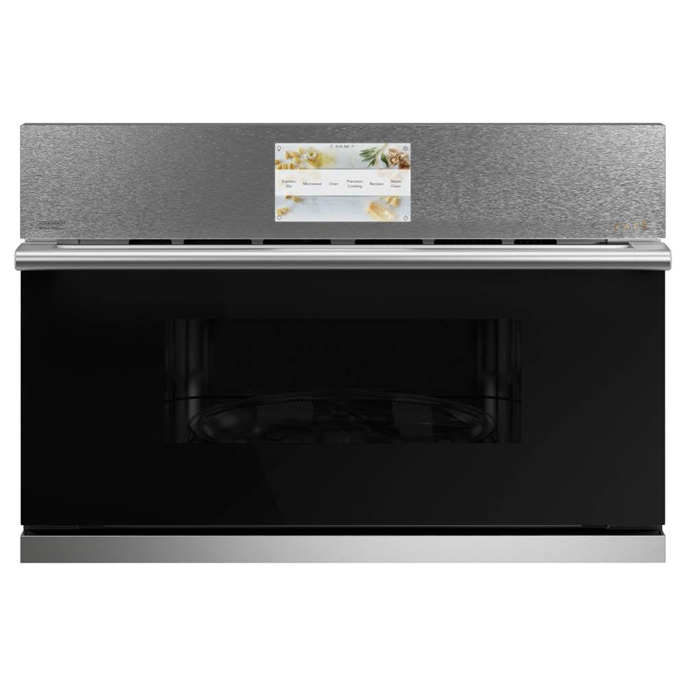 Cafe - Cafe 30'' Smart Five in One Oven with 120V Advantium Technology in Platinum Glass - Platinum