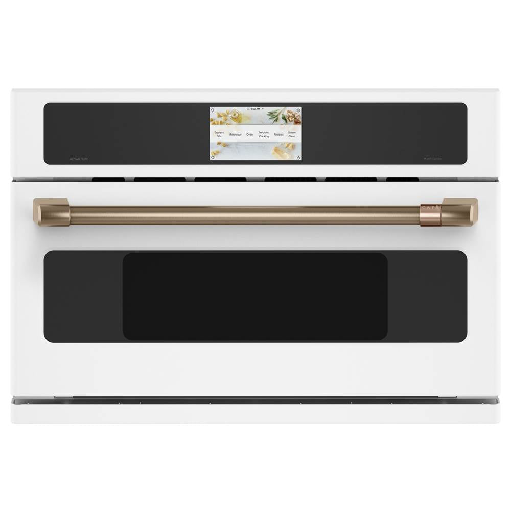 Cafe - Cafe 30'' Smart Five in One Oven with 120V Advantium Technology - Matte White