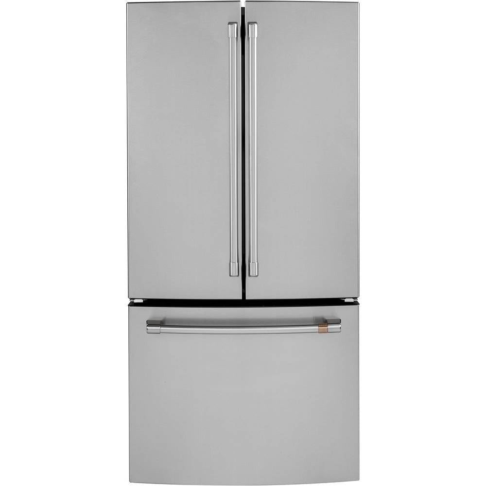 Cafe - Cafe ENERGY STAR 18.6 Cu. Ft. Counter-Depth French-Door Refrigerator - Stainless Steel