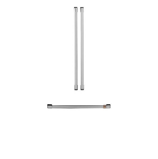 Cafe - Refrigeration Handle Kit - Brushed Stainless - Stainless Steel